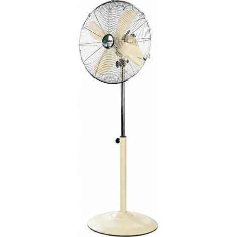 Ventilatore a Piantana da Terra Windy Pale 40 cm 50 Watt Crema
