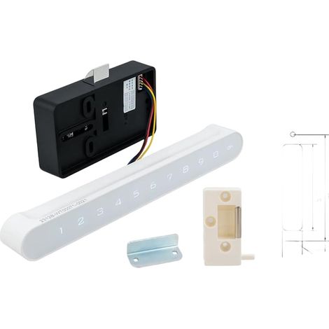 ABS digital password lock for storage drawer (horizontal) (1/5)