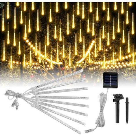 Guirlande lumineuse solaire pour arbres - Noir météore-Online Store (1/5)