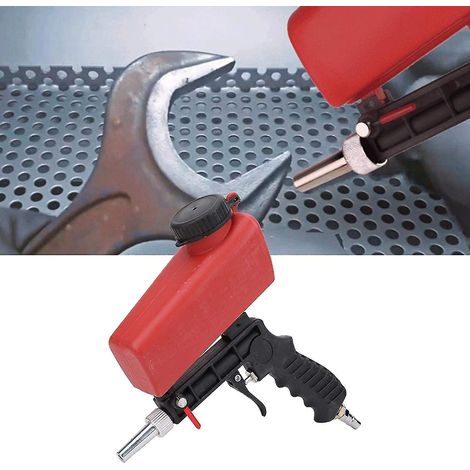 Pistolet à air comprimé portable, petit outil de sablage manuel 90 psi, pour le polissage par sablage (1/4)