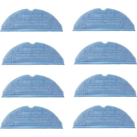 8-teiliges Set Wischmopp-Pads für Xiaomi Roborock Staubsauger-Wischmopps (1/4)