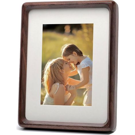 27 x 22 cm Solid Wood Walnut Picture Frame (1/5)