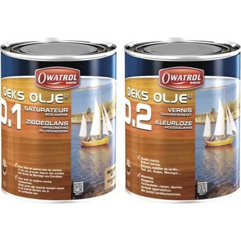 Vernice Marine e Legni Esotici Interno-Esterno Deks Olje D2 2,5 Litri Marine - Owatrol