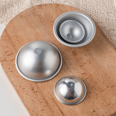 Grand moule/coupelle pour « Snow Mochi » (Yukimeiniang) – Ustensile de pâtisserie maison pour mochis aux fruits, gelées, puddings, mousses et mini-gâteaux (diamètre extérieur : 7,5 cm) (1/4)