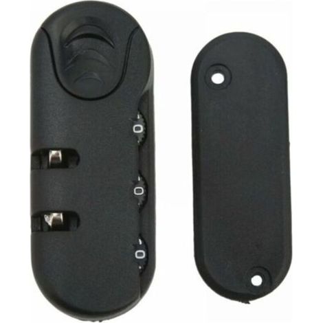 Serrure de sécurité pour valise, serrure à combinaison pour bagages, combinaison à 3 chiffres, code à combinaison de haute sécurité, serrure à bagages de voyage de remplacement, adaptée aux v