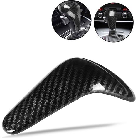 Schaltknauf aus Carbonfaser für Audi A6 und A7 (2015–2018) – ABS-Abdeckung, sportliches Design (1/5)