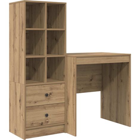 Maison Exclusive - Schreibtisch mit Schubladen mit Regal 2 pcs Ar