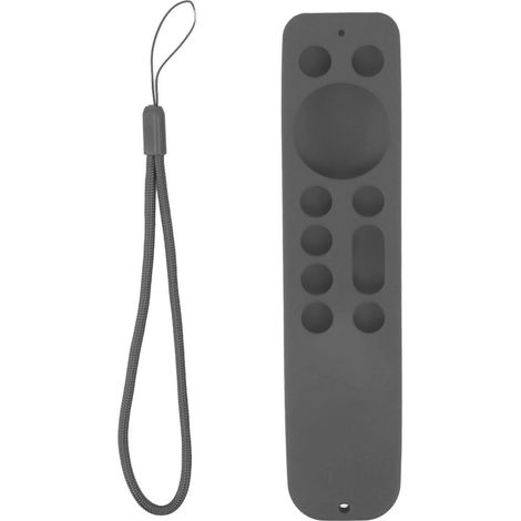 Coque de protection en silicone antidérapante pour télécommande OnePlus TV Y1S Edge, housse antichute douce gris foncé (1/5)