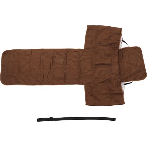 Housse de Canapé Imperméable pour Animaux 53x218cm Protection Anti-Rayures Tissu Doux Café Fixation par Sangles (1/5)