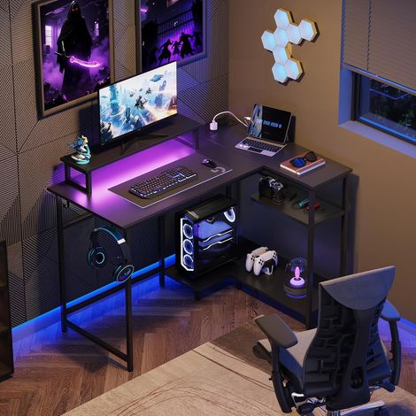 Caisson roulant à 2 tiroirs, armoire métallique à roulettes pour documents A4, utilisable comme meuble pour imprimante au bureau ou à domicile, blanc (1/5)