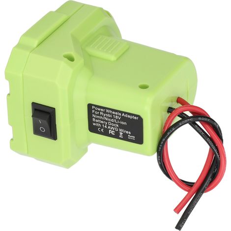 Adaptateur batterie lithium 18V One+ pour Ryobi, convertisseur outil électrique fil 14AWG, connecteur puissance universel (1/5)