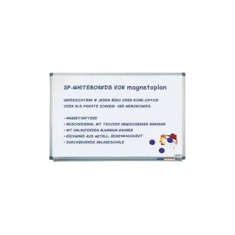 Magnetoplan 1240488 Pizarra Blanca Magnética 120x90 cm Blanca