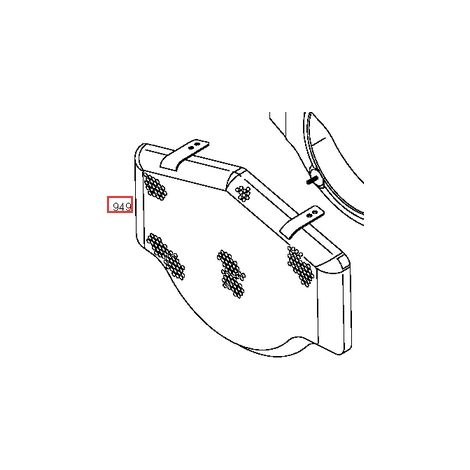 Protezione detriti motore tagliaerba BRIGGS & STRATTON 690840