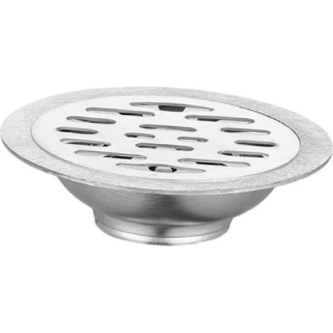 Grille d'évacuation ronde pour sol, égout, sortie d'eau de piscine enterrée, filtre de douche, bonde d'évier, 9,8 x 2,6 cm (1/3)