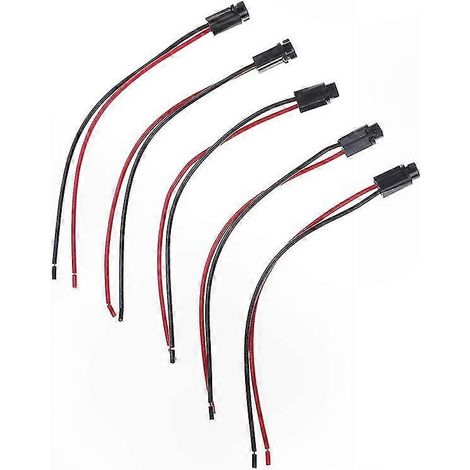 Lot de 5 douilles pour ampoules LED T5 destinées à l'éclairage des instruments de tableau de bord automobile (1/5)