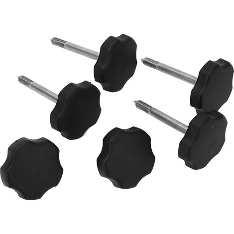 Lot de 6 boutons et goupilles de cadre de fenêtre de capote souple 55397132AB, de remplacement pour Jeep Wrangler JK 2007-2018 (1/5)