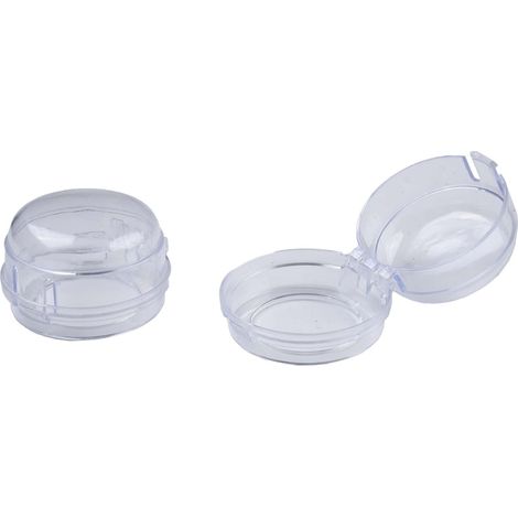 Protections de boutons de cuisinière pour la sécurité des enfants - Lot de 5 - Modèle universel amélioré - Protections transparentes pour boutons de four, idéales pour les enfants et les bébés