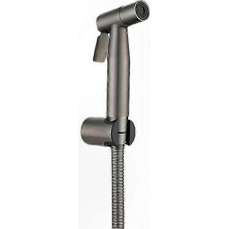 Bidet-Duschset in gebürstetem Grau mit Shattaf-Brausekopf aus Messing und Kupferventil GD12 (1/3)