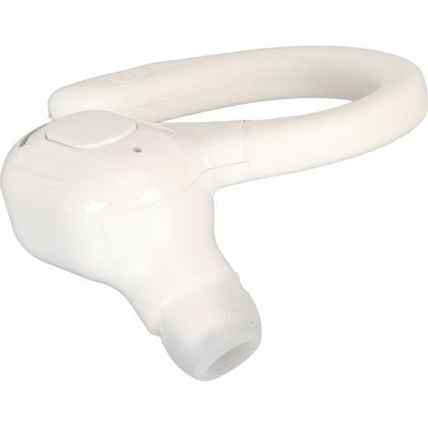 Casque Bluetooth 5.2, son stéréo HiFi, appels HD, réduction du bruit, étanche IPX4, sans fil, mono-oreillette, blanc (1/5)