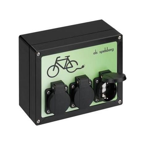 Spelsberg TG BCS 3 E-Bike Ladestation, IP44, 3x SCHUKO, Steckdosenverteiler-Serie, 20003001 (1/5)