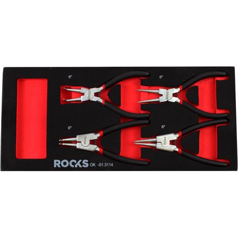 Set pinze Seeger 4 pezzi ROOKS (OK01.3114)