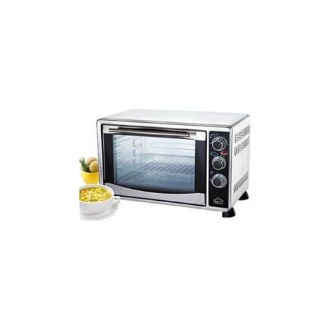 Forno Elettrico Ventilato Acciao Inox 1500W DCG 51x32x36 cm