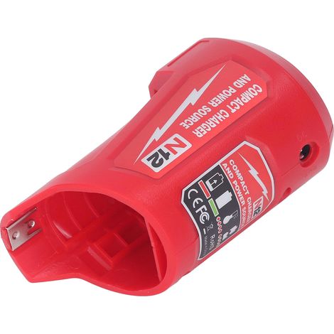Kompaktes Ladegerät und 2,1-A-Netzteil mit USB-Anschluss und 12-V-Gleichstrombuchse, Akkuladeadapter für M12 N12 (1/5)