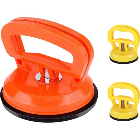 Kit de 3 ventouses pour débosselage sans peinture – 1 grande (12 cm) et 2 petites (5,5 cm) – Forte adhérence jusqu'à 50 kg – Réparation carrosserie, vitre et surfaces lisses (1/5)
