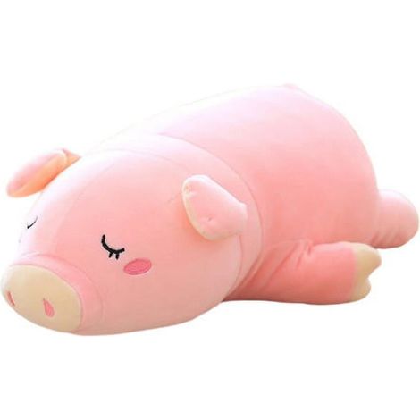 Coussin Peluche Cochon - Rembourrage En Coton PP Hypoallergénique - Décor De Canapé Et Compagnon De Câlin - Pour Chambre D'Enfant Ou Cadeau - 1 Pièce (1/5)