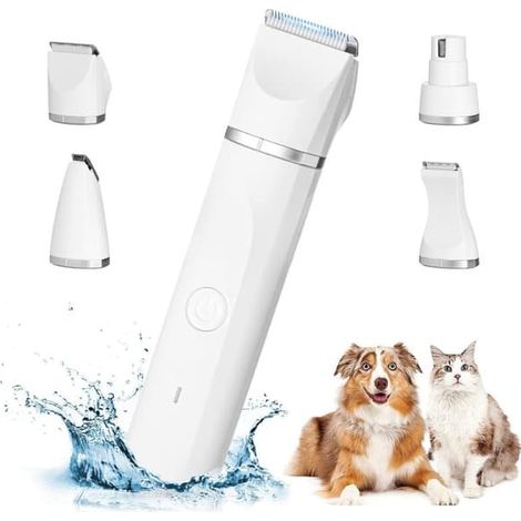 Filiyano – câble USB rechargeable – Tondeuse professionnelle 5 en 1 pour chiens : Tondeuse sans fil pour animaux de compagnie avec câble USB (1/5)