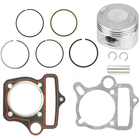 Kit de pièces moteur 125 cm³ 54 mm comprenant piston, segments et joints, compatible avec quad et karting Loncin LiFan. (1/5)