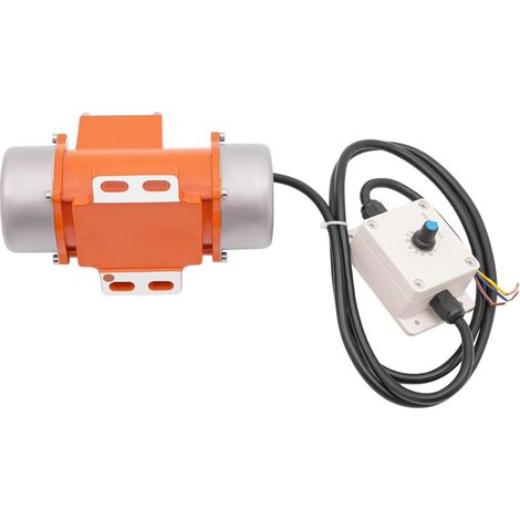 Aluminiummotor Mit Drehzahlregler Bürstenloser DC-Vibrationsmotor 12V – 4000 U/min, 60W, Aluminiumgehäuse, IP65, Mit Drehzahlregler – Für