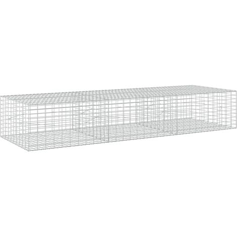 Gabion avec Fil de 5 mm et Maille de 5 x 10 cm 300 x 100 x 50 cm - vidaXL (1/5)