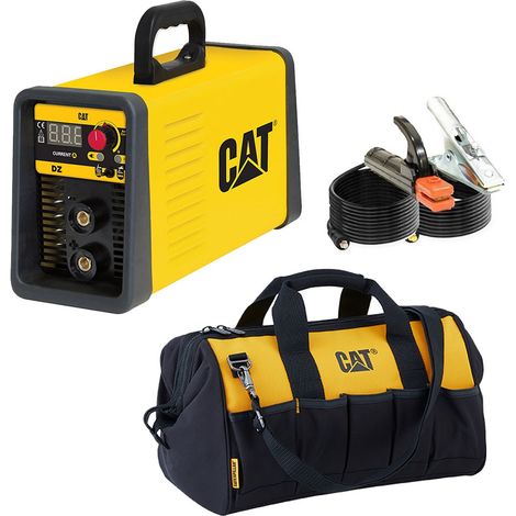 Poste a souder inverter 140A MMA Professionnel ARC Sac outils CAT Baguette Ø 1.6 à 3.2 mm Caterpillar
