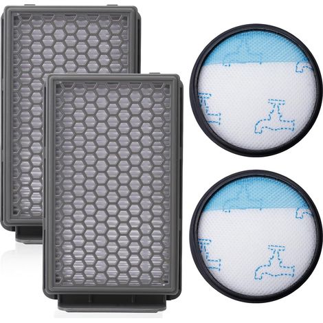 2 Kit de Filtres pour Rowenta l'Aspirateur Moulinex Compact Power Cyclonic RO3731EA RO3753EA RO3786EA RO3718EA RO3724EA RO3798EA, HEPA Filtres Alternative à ZR005901 D
