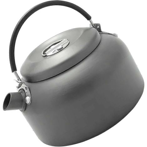 théière portable, bouilloire de camping, ensemble de 5 pièces en alliage d'aluminium (1/5)