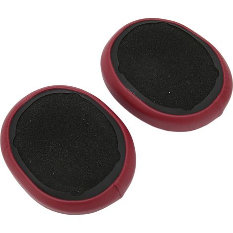 Coussinets de remplacement en cuir synthétique pour Skullcandy Crusher 3.0 et Hesh 3, couleur bordeaux (1/5)