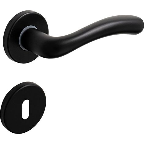 Mat Noir Rosas Clé Porte Poignée