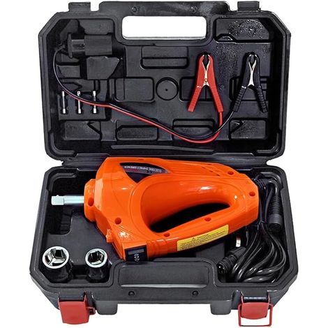 2 in 1 Impact Wrench 12V 80W, Electric Impact Nutrunner 350N.m, Vacuum Speed Impact Screwdriver 10500 RPM, Multifunction Tool with Complete Accessories (1/5)
