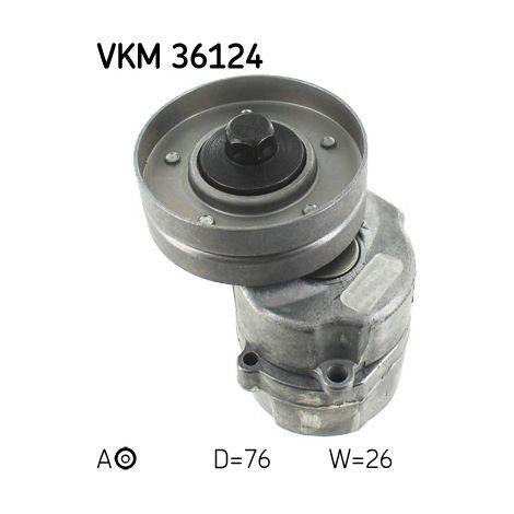 Tendeur de courroie, courroie trapézoïdale à nervures SKF VKM 36124 VOLVO