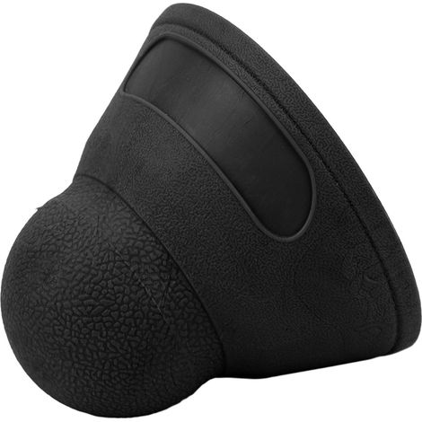 Balle de massage musculaire pour soulager les tensions et favoriser une relaxation profonde. Balle de massage des fascias pour les épaules, la nuque, le dos et les jambes (noire). (1/5)