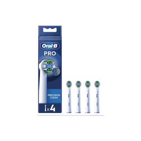 Oral-b - brosse à dents oral-b precision clean refill xf 4ct -