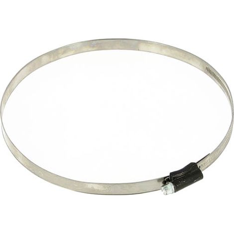 Collier de serrage acier à vis tangente 12mm – Plage de serrage 150 à 180mm – Norme SMS 2298 – Pour environnement industriel