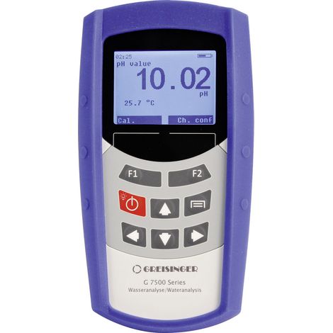Greisinger G7500 Kombi-Messgerät  pH-Wert, Redox (ORP), Temperatur, O2-Sättigung, O2-Konzentration,