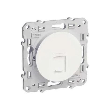 Schneider Electric Odace RJ45 Buchse Cat 6 Weiß