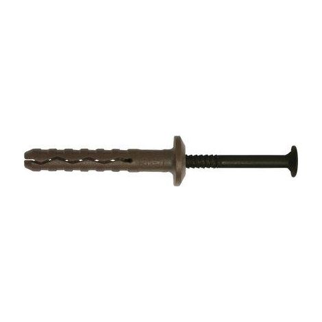 TASSELLO NYLON PROLUNGATO TBB 62109 FRIULSIDER - VITE ZINC NERA TSP CAVA PZ TBB 6X40/10 CF=PZ 200- 1 confezioni