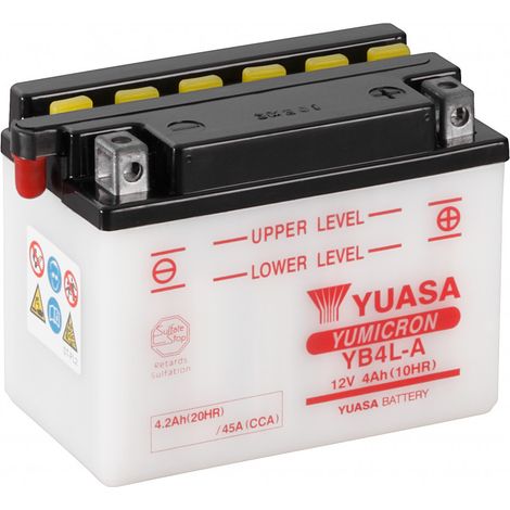 YUASA YB4L-A BATTERIE DE MOTO YB4L-A -Y- (1/3)