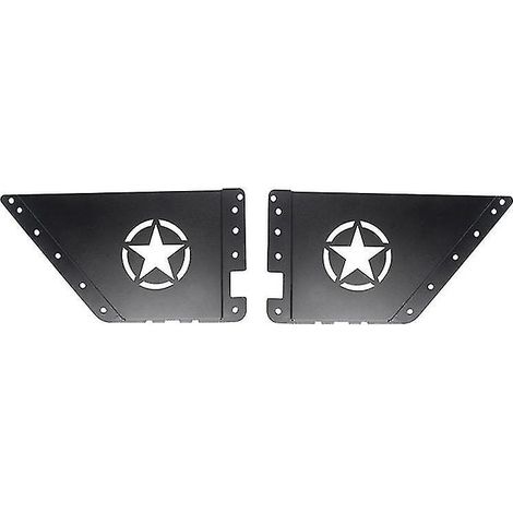Poches de rangement pour porte avant, accessoires 2021-2022, boîte de rangement latérale, alliage d'aluminium, étoile-- (1/5)