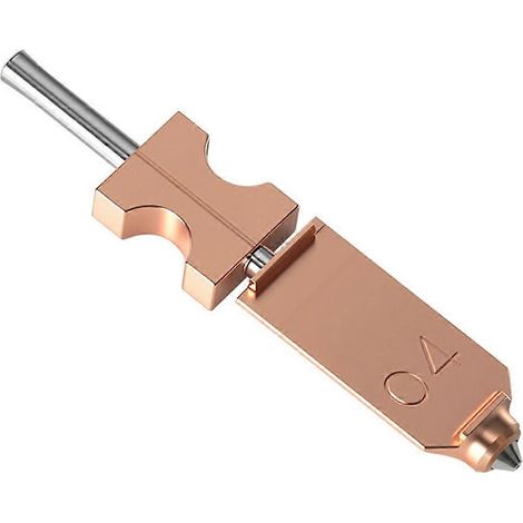 Flashforge AD5X Hotend-Düse, verbesserte 0,4-mm-Edelstahl-Hotend-Düse, 3D-Druckerzubehör (1/5)
