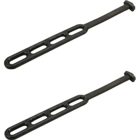 Tendeur sandow caoutchouc élastique 274mm – Système de fixation pour porte-vélo – Charge maximale 100kg – Lot de 2 (1/2)